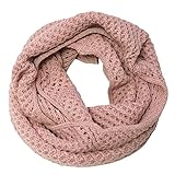 Wrapables Soft Knit Warm Infinity Scarf , Ballet Pink