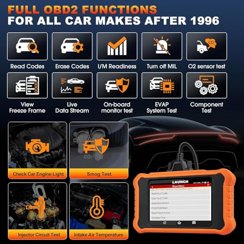 LAUNCH X431 OBD2 Elite V2.0 for Toyota Complete Bidirectional Diagnostic System, 50+ Special Functions, ECU Coding, Battery Adaption, Lifetime Update, OBDII Code Reader French