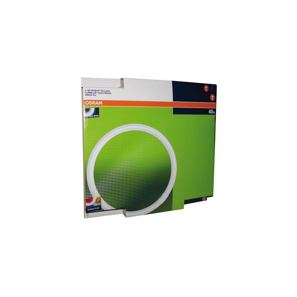 Osram "LUMILUX T9 C" Fluorescent Tube, Cool White, GR10q, 40 Watts