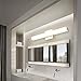 JUSHENG Vanity Light 24.4 inches LED Vanity Light 16 W White Acrylic Rectangle Tube Neutral White 4000K