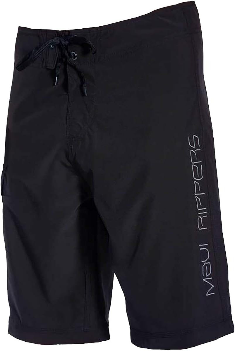 Maui Rippers Long Board Shorts 24 Inch Outseam (42) Black Amazon.ca