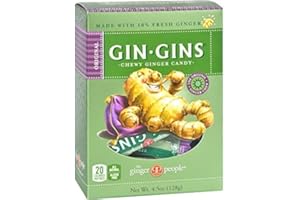 THE GINGER PEOPLE Ginger People Gingins Chewy Orig Box 4.5 Oz