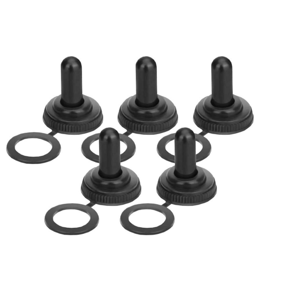 MGI SpeedWare Waterproof Rubber Boot Covers for Toggle Switch, 12mm
