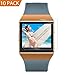 Epuly for Fitbit Ionic Screen Protector 10 Pack, for Fitbit Ionic Accessories [Case Friendly][Full Coverage][Bubble-Free][No Lifted Edges] HD Film Screen Protector for Fitbit Ionic Smart Watch