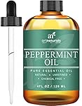 ArtNaturals Pure Peppermint Essential Oil - 100% Pure and Natural Premium Therapeutic Grade Mentha Peperita Essential Oil, Best Fresh Scent for Home and Work, Perfect to Repel Mice and Spiders, 4 oz.
