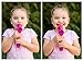 ICE DELISH 6 pack Silicone Popsicle Molds - Fun Rainbow Colors - Make Healthy Desserts for the Family, or “Adult Beverage” Ice Pops!