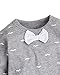 Kidsform Toddler Baby Unisex Organic Cotton Romper Footless Bodysuits Playsuit Coveralls Grey 24M