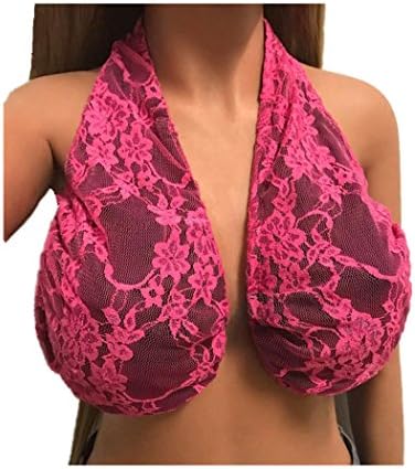Xjp Women's Casual Halter Neck Underwear Lace Sport Sweat Towel Bra