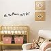 DNVEN Quotes Decals Oh The Places You'll Go Wall Stickers Removable DIY Vinyl Word Arts Murals for Children Bedrooms Family Playrooms Classrooms 35 inches x 6 inches