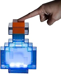 Minecraft Potion Bottle Light Color-Changing LED Lamp | 7 Inch Night Light