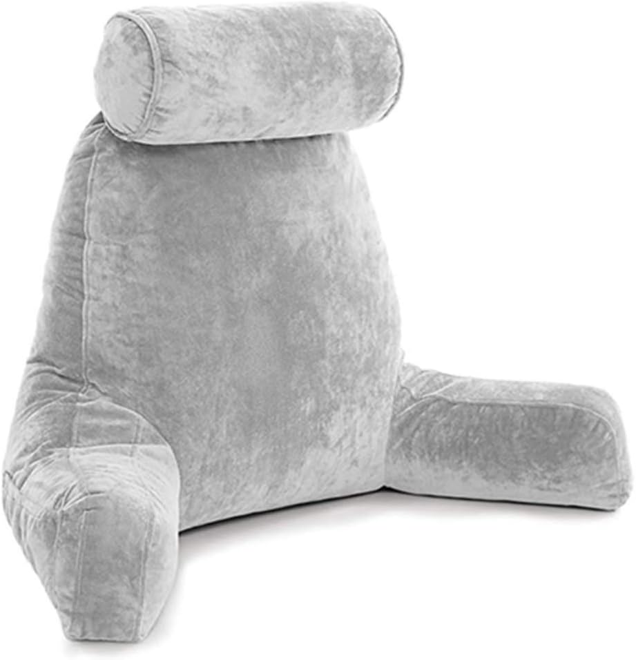 SANXDI Soft Reading Pillow Shredded Memory Foam Bed Rest Pillow Lumbar