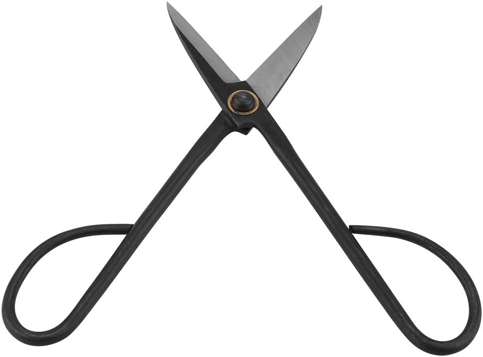 Bonsai Scissors, 205mm Long Handle Scissors Stainless Steel for Pruning Shear Bud Leaves Bonsai Trimming Tool Garden Equipment Set - Image 3