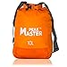 Waterproof Dry Bag with 2 Adjustable Straps and Emergency Whistle | Perfect Snow Sports, Water Sports, Camping, Backpacking, All Wet Outdoor Activities by Peak Master (Black and Orange, 10 Liter)