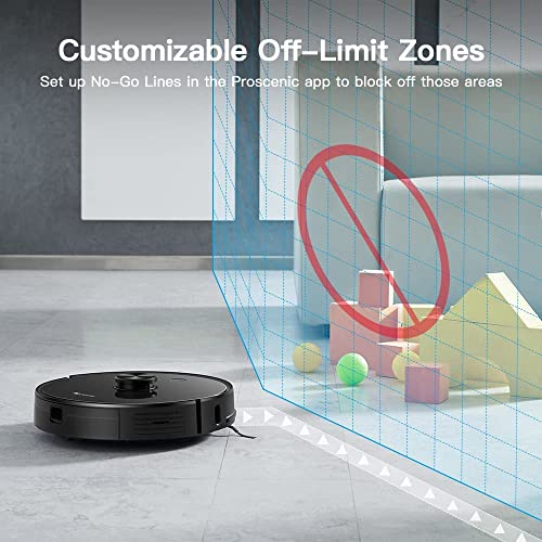 Proscenic M7 Pro Robot Vacuum Cleaner, Laser Navigation, 2700Pa