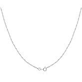 FUNEIA 925 Sterling Silver Necklace for Women Trendy Dainty Real Silver Chain Necklace Simple Thin Box Chain Beaded Chain Snake Chain Herringbone Necklaces Jewelry 14/16/18 Inch