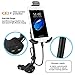 AUOPLUS Gooseneck Car Outlet Mount Cigarette Lighter Phone Holder Charger with Built-in Charging Cord for iPhones