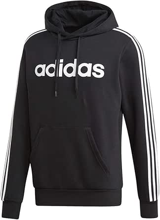 adidas Men's Essentials 3-Stripes Pullover Fleece Hooded Sweatshirt :  Clothing, Shoes \u0026 Jewelry - Amazon.com