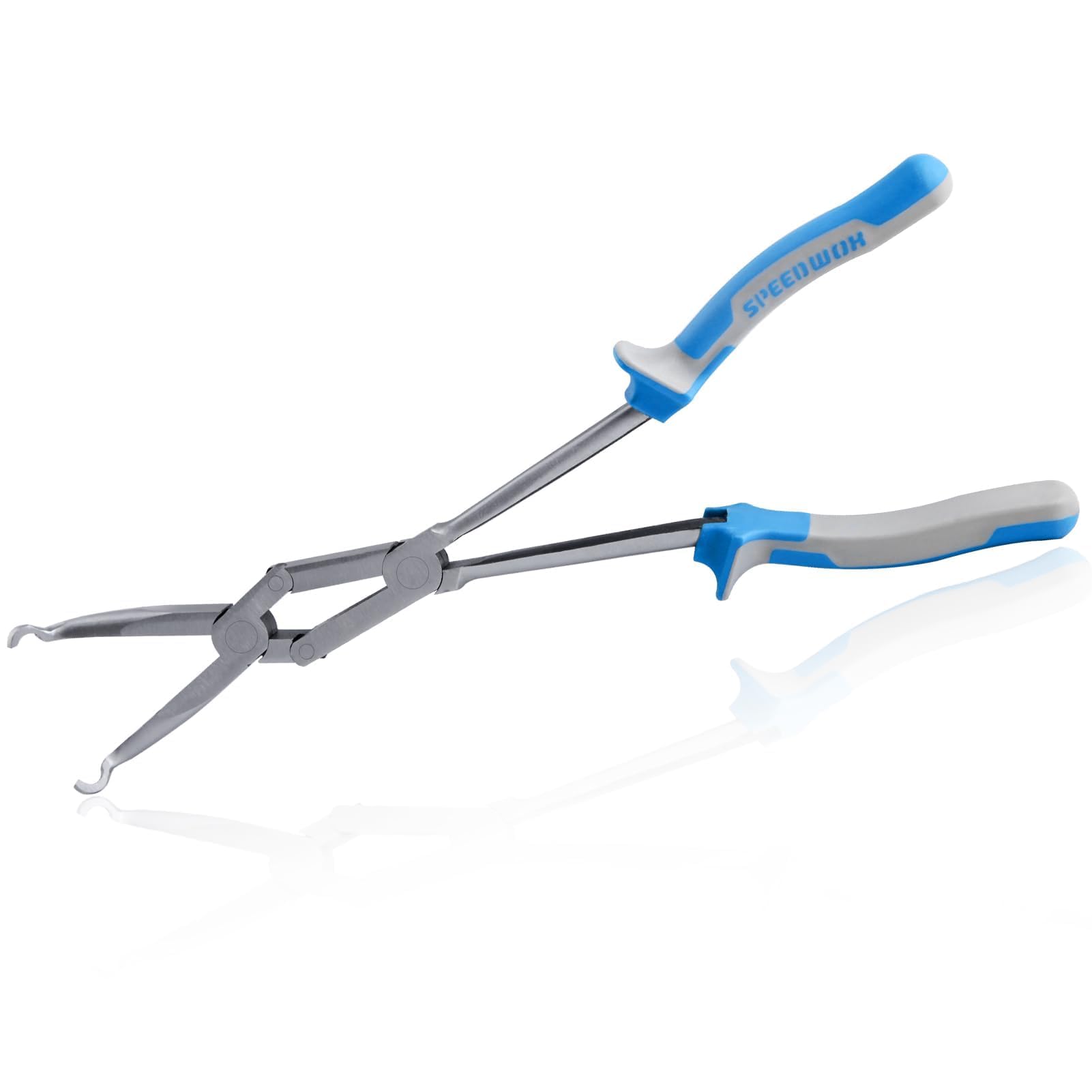 SPEEDWOX 13-Inch Long Reach Double Joint Ring Nose Pliers - XL Pivot Hose Grip Pliers for Narrow Spaces