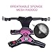 PoyPet No Pull Dog Harness, No Choke Front Clip Dog Reflective Harness, Adjustable Soft Padded Pet Vest with Easy Control Handle for Small to Large Dogs(Pink,L)