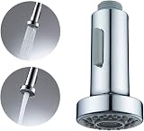 Heable Replacement Kitchen Tap Pull Out Spray Shower Head 2 Function Chrome G1/2 view 2