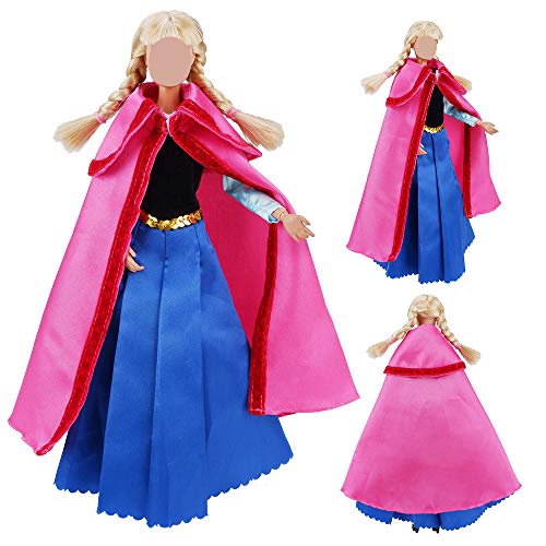 YAMASO Beautiful Queen Snow Princess\'s Doll Clothes and Princess\'s Dress Up for 11.5 inch Doll Clothes