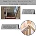 BabyBliss 4-Pack Baby Gate Wall Cups | High End Set of 2 Large + 2 Medium Wall Savers for Baby Gates | Top Wall Protectors for Child and Pet Protection + E-Book On Child Safety at Home