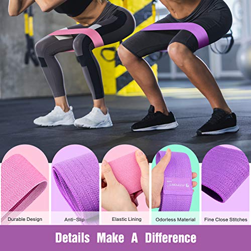 Resistance Bands for Legs and Butt Exercise Bands Non Slip Elastic