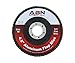 ABN 4.5” x 7/8 T27 40 Grit Aluminum Oxide Flat Flap Disc Grinding Sanding Sandpaper Wheels 5 Pack
