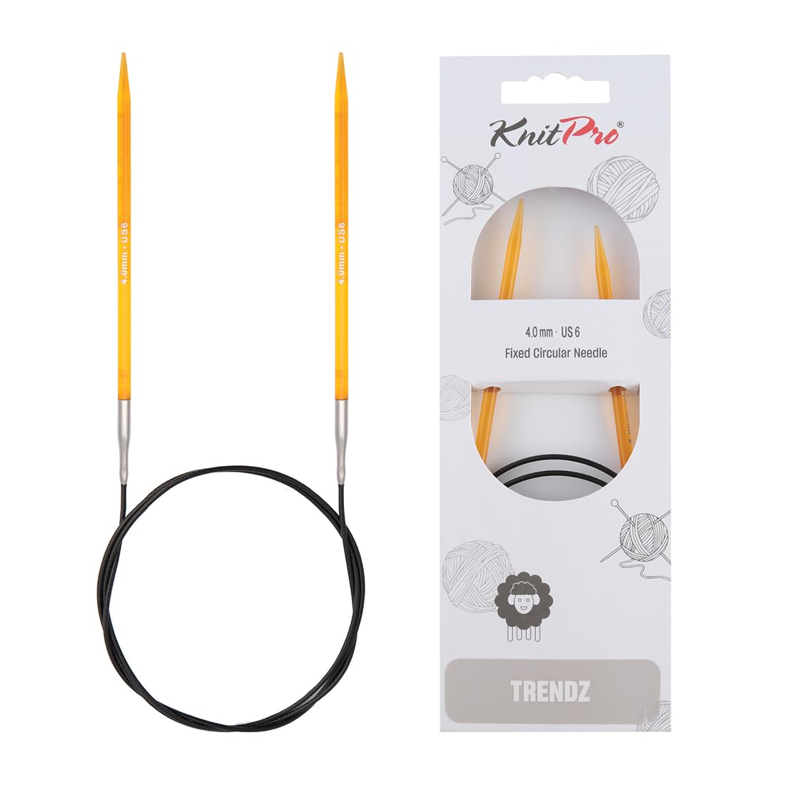 KnitPro Trendz Fixed Circular Needles 32" (80cm) | 4.00mm