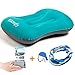Inflatable Camping Pillow - Lightweight, Portable and Compact Hiking Gear for Women, Men and Kids - Perfect for Travel, Hiking, Backpacking and Camp Sleeping - Plus Sports Bandana- by Hikingly
