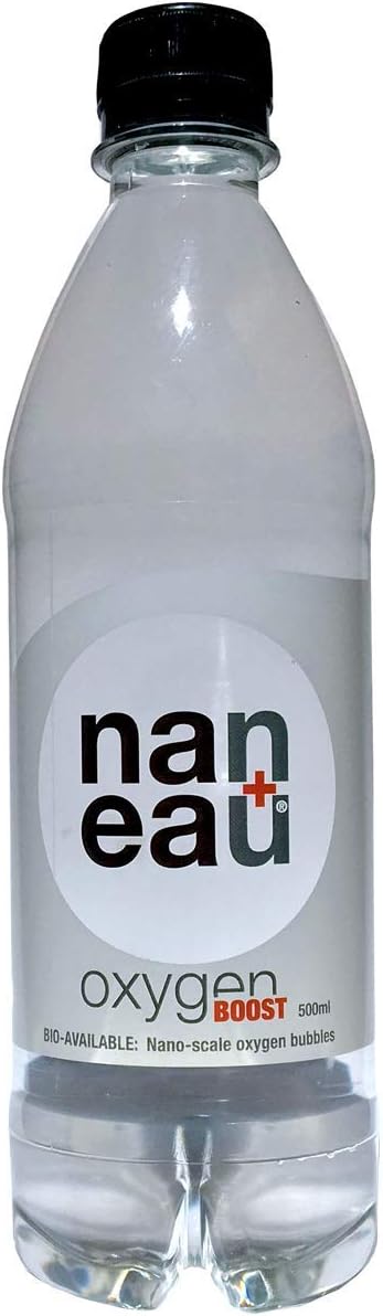 Oxygen Boost - Oxygen Water 500ml x 12 Bottles by Naneau Health (12 Bottle Pack)