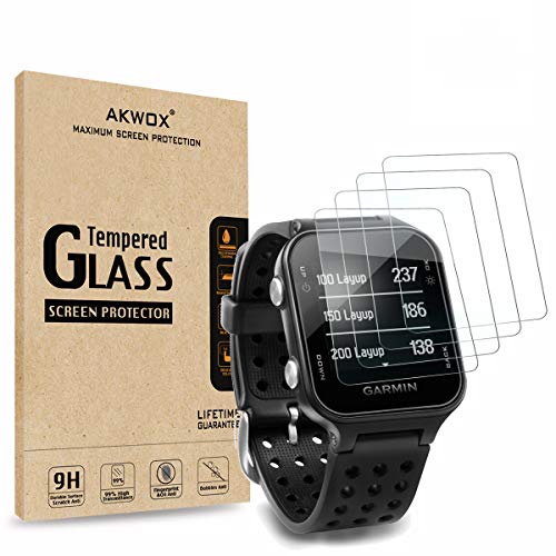(Pack of 4) Tempered Glass Screen Protector for Garmin Approach S20