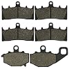 Cyleto Remblokken voor en achter voor Kawasaki ZX6R ZX600 1998-2002 ZZR600 ZX 600 2005-2008 ZX6R ZX 636cc 2002 ZX-9R ZX…