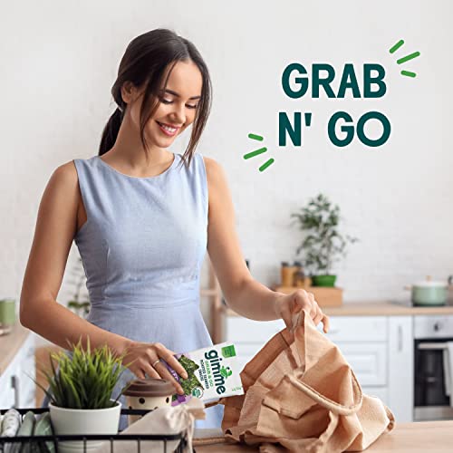 GIMME SEAWEED GRAB & GO ORGANIC PREMIUM ROASTED SEAWEED SNACKS, TERIYAKI, 5 COUNT TRAYLESS, KETO, VEGAN, GLUTEN-FREE, SOURCE OF OMEGA3S AND IODINE, HEALTHY ON-THE-GO SNACK FOR KIDS AND ADULTS