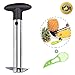 Love66 1 11 ineapple Professional Pineapple Slicer 3-In-1Pineapple Spiral Cutter Stainless Steel Frosted De-Corer Peeler,Fast Peels