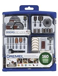 Dremel 710 08 Kit de accesorios rotatorios para todos los usos, 160 piezas