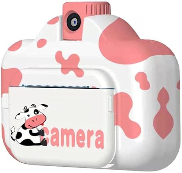 HAOXU Kids Digital Video Camera 180 Degree Rotation Kid Selfie Cameras Ink free WiFi Printing Camera