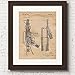 Original Rifle Patent Art Poster Print - 11x14 Unframed - Great Wall Art Decor Blueprints Gift for Outdoorsman, Man Cave, Garage, Mountain Lodge Cabin, Club House, Big Boy's Room