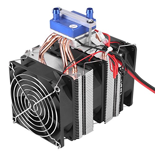 DC 12V Thermoelectric Cooler Semiconductor Refrigeration Water Chiller Cooling Device for Fish Tank(120W(<30L)-120W (for 30L Fish Tank)