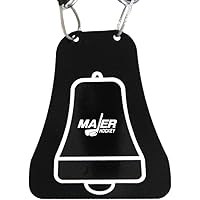 Majer Hockey Net Targets - Metal Bell Shooting Hockey Targets - 2 Pack 4" x 5" - Black
