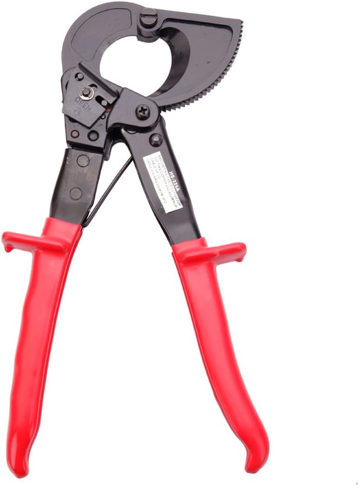 WISHAVE Heavy Duty Aluminum Copper Ratchet Cable Cutter Cut up to