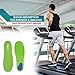 Fittest Pro Plantar Fasciitis Orthotic Insoles Full & 3/4 Length Shoe Sole Inserts for Men and Women Looking for Foot and Heel Pain Relief - Small Green