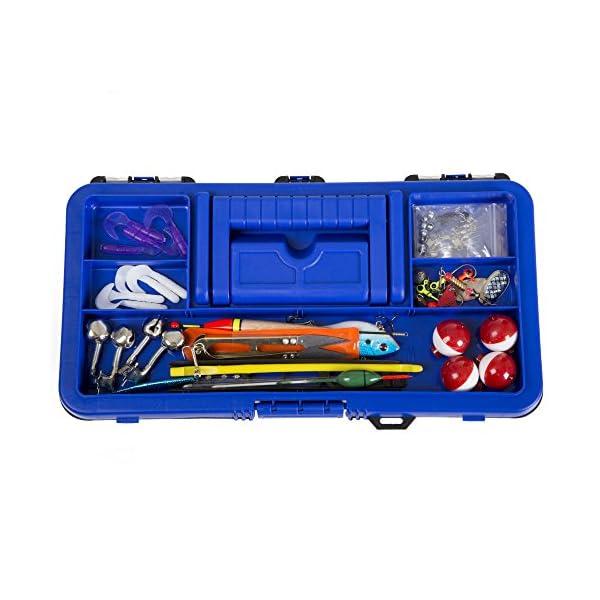 Wakeman-Fishing-Single-Tray-Tackle-Box-55-Pc-Tackle-Kit