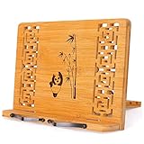 MEGREZ Bamboo Foldable Book Stand