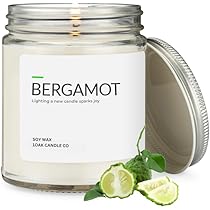 加藤アネホ10本 Amazon.com: 1OAK Soy Wax Scented Candles (Bergamot) - Long