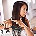 SwanMyst Flat Iron 2 Inch Professional Hair Straightener with Nano Titanium Plates, Dual Voltage, Digital LCD Display with Adjustable Temperature 248°F - 450°F Salon High Heat for All Hair Types