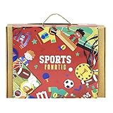 jackinthebox Art and Craft Activity Kit for Kids - Sports Fanatic 3 DIY Fun Activities and Games for Children Ages 5-8, Learning Stem Toys for Girls and Boys