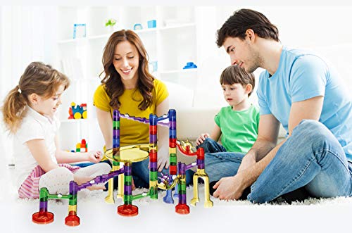 image for Mercury Nation Marble Run Set for Kids 122 Pcs Marble Game STEM Educat