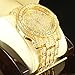 Diamond & Co. Men's 5275470 Ice King Analog Japan Quartz Golden Watch