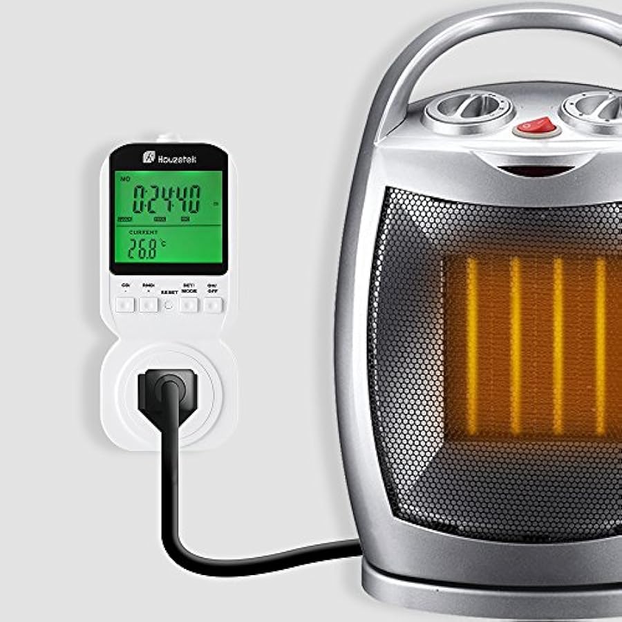 Houzetek Thermostat Timer Switch, Programmable Plug In Thermostats